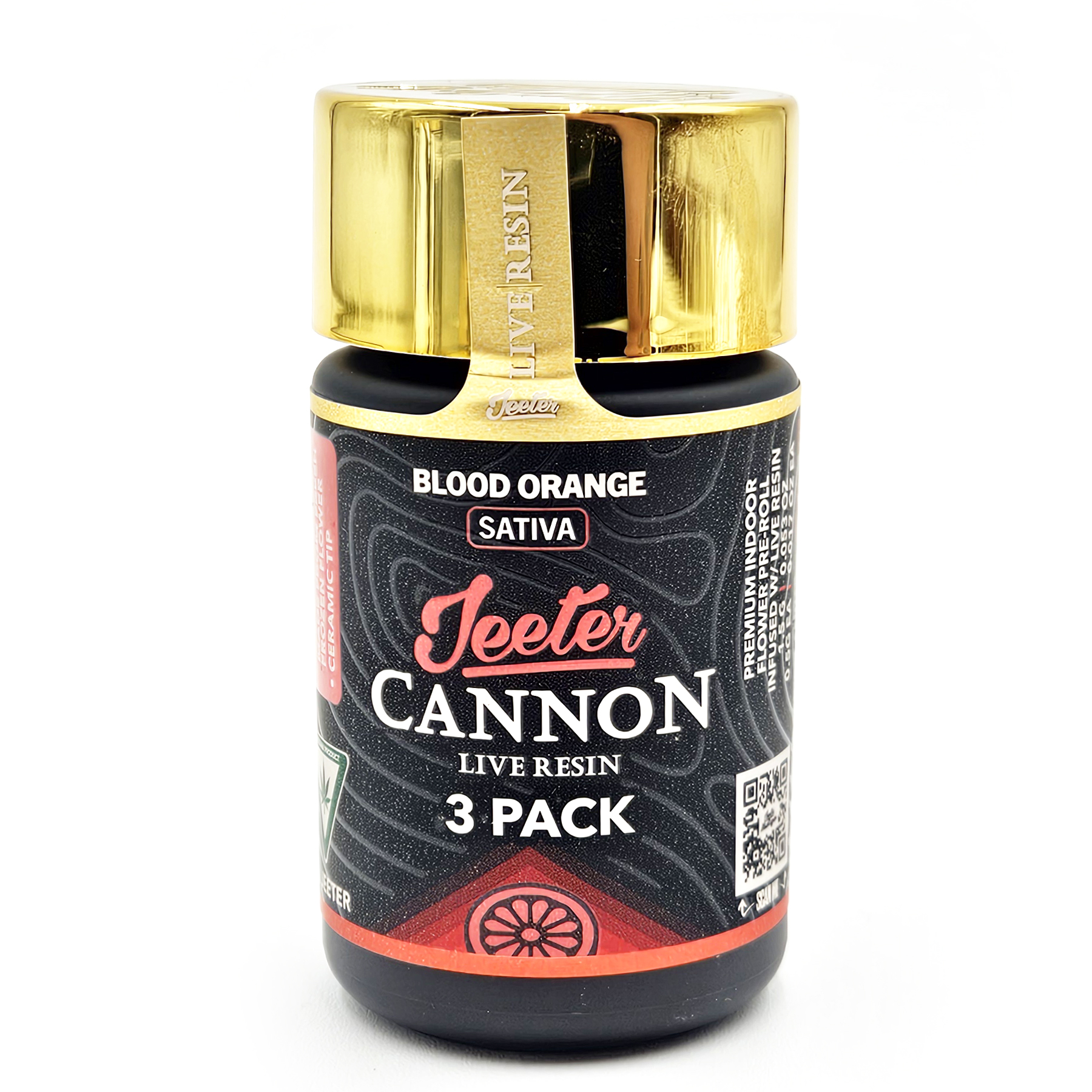 Photograph of instaPanelPhoto: Jeeter Cadillac Rainbows 3pk Live Resin Infused Cannon Rec