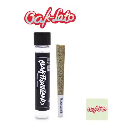 Photograph of product: Oakfruitland Oak-lato Single Preroll