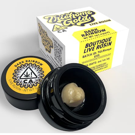 Photograph of product: Dark Rainbow Live Rosin 1g - 