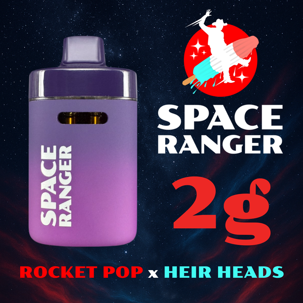 Photograph of product: Disposable | Live Sauce | Rocket Pop x Heir Heads | 2g