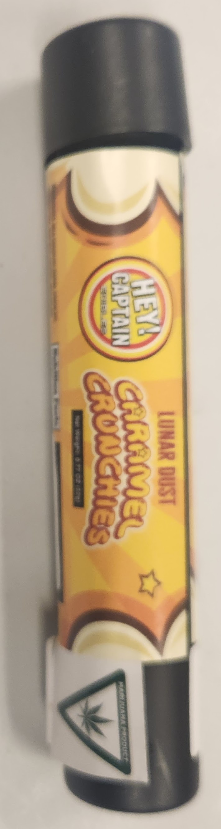 Photograph of product: Hey! Captain - Lunar Dust - Caramel Crunchies - Edible - 100mg