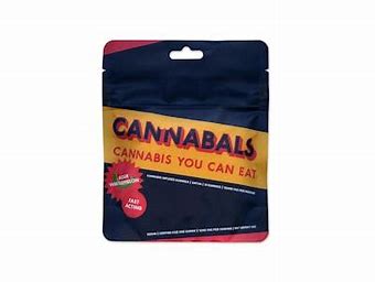 Photograph of product: Cannabals Fast Acting Gummies | 10 count (10mg each) | Sour Watermelon