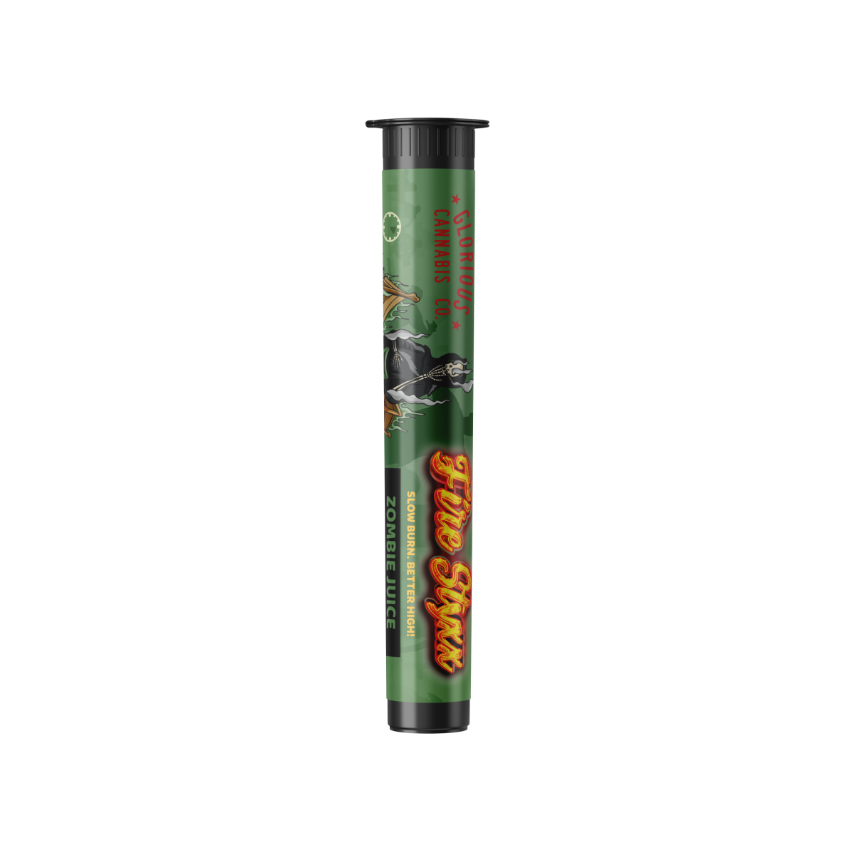 Photograph of product: Simpler Daze Zombie Juice Fire Styxx Infused Pre-roll | 1g
