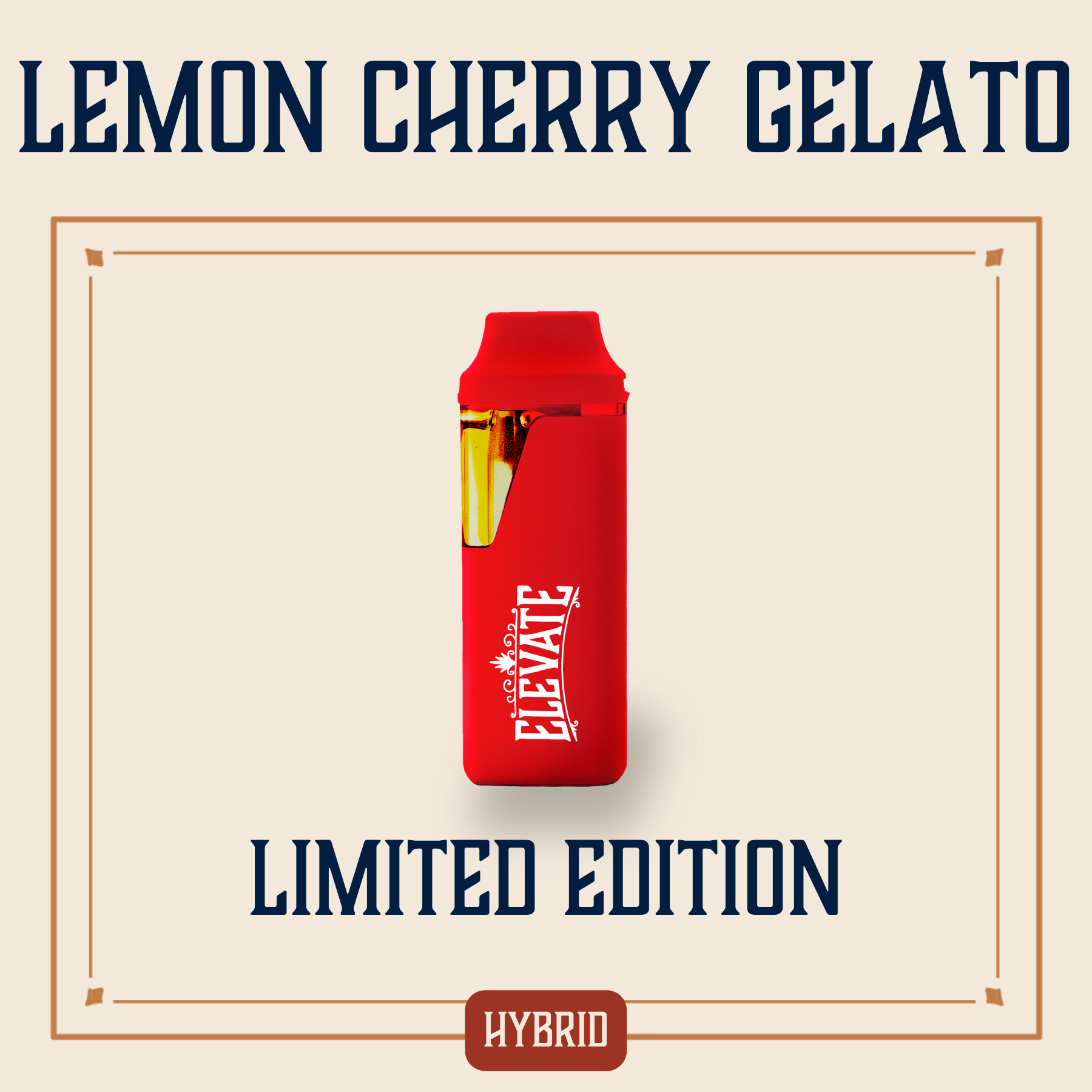 Photograph of product: Lemon Cherry Gelato Limited Edition Botanical Min-E-Bar | 0.5g