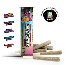 Photograph of Product: Juicy Stickz Variety 5pk Infused Preroll (Hellavated)