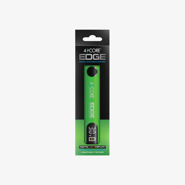 Photograph of product: 4Score Edge Adjustable 510 Thread Digital Battery | Green
