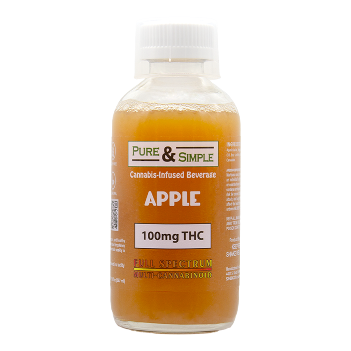 Photograph of product: Pure & Simple - 100mg - Just Apple Juice