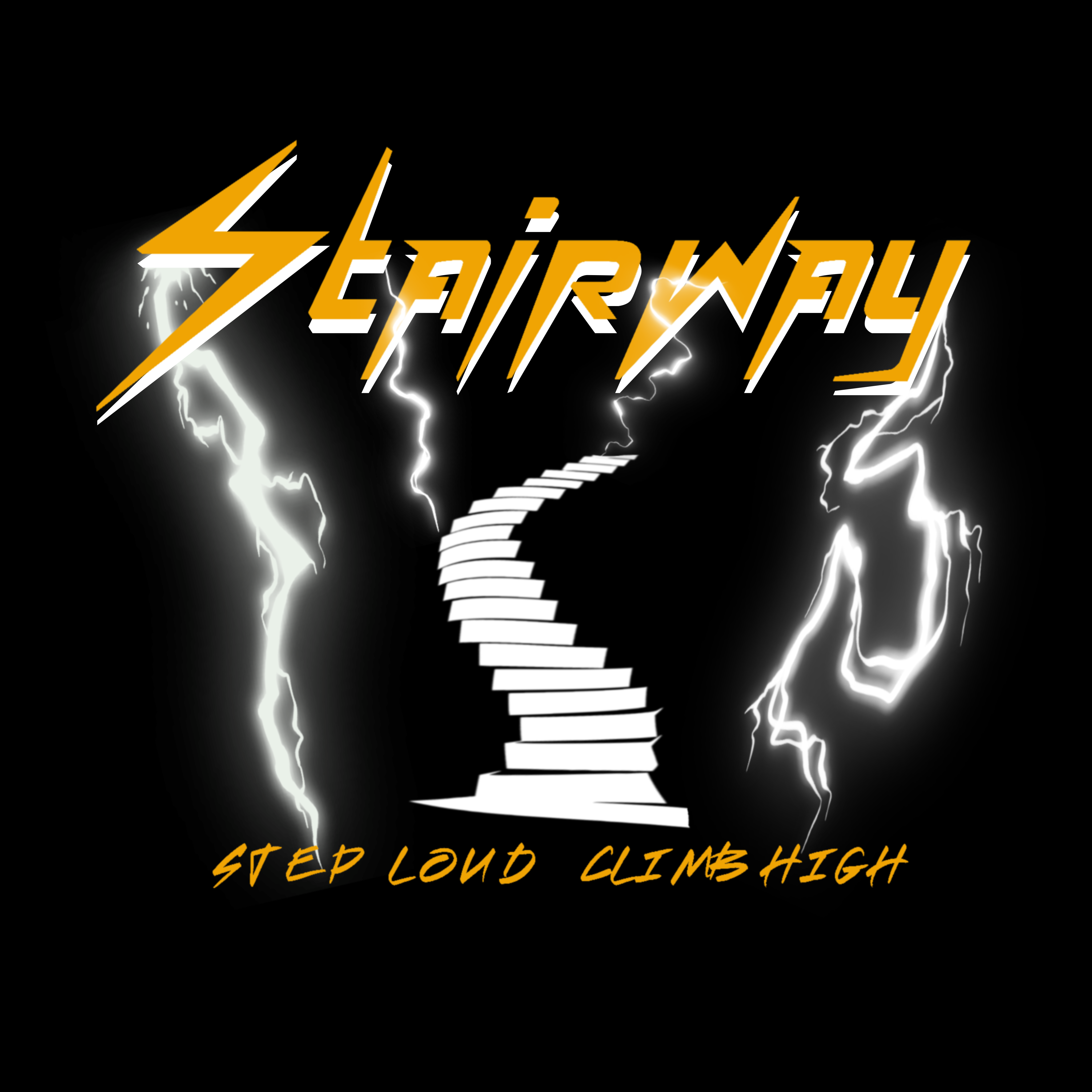 Photograph of product: 1980's Lightning Metal Tee (M)