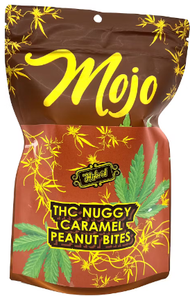 Photograph of product: Mojo | TH-oui Nuggy Caramel Peanut Bites | 200 mg (Hybrid)