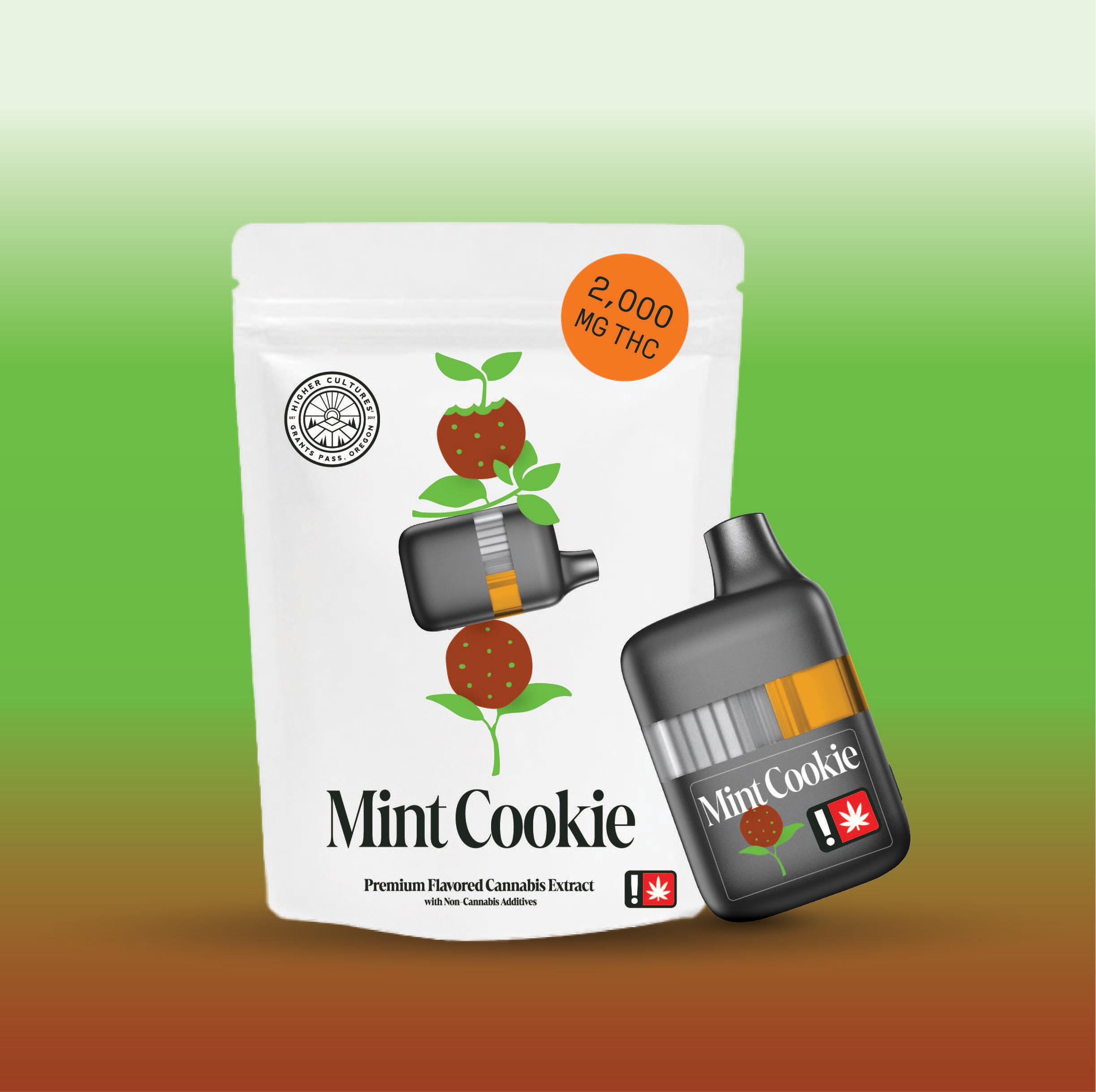 Photograph of product: Cartridge - TF - Higher Culture - 2.5g Flavored All-In-One - Mint Cookie