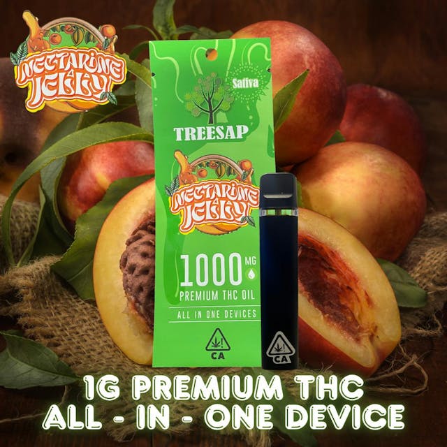 Photograph of product: Treesap 1g AIO Nectarine Jelly - 