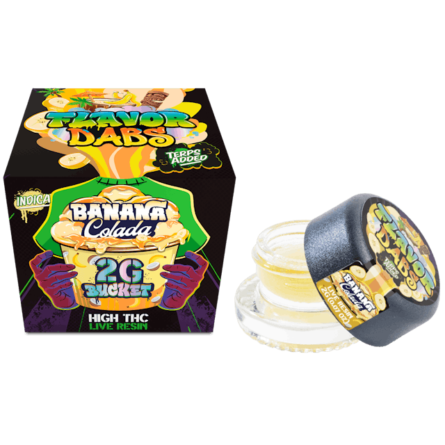 Photograph of product: Banana Colada | 2g Live Resin