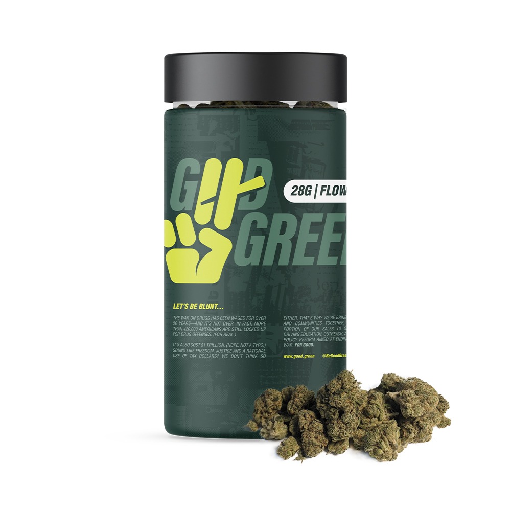 Photograph of product: Good Green - Kosher Kush - Flower - 28g