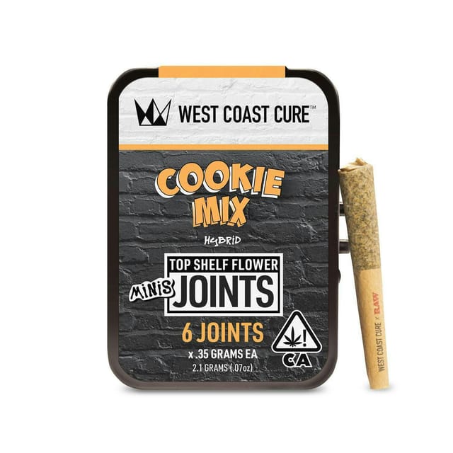Photograph of product: 6pk Cookie Mix Mini Pre-rolls - 