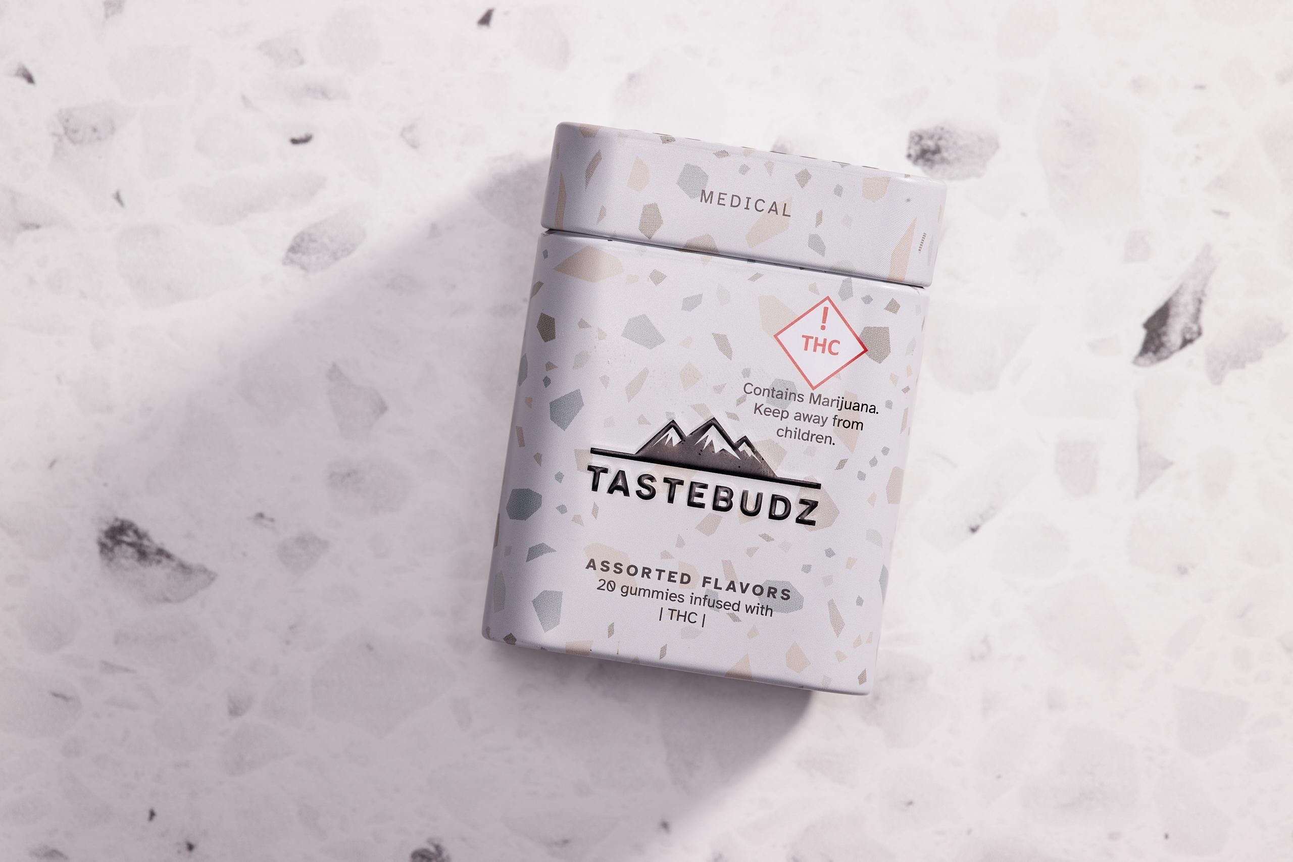Photograph of product: Taste Budz Assorted Flavors Rosin Gummies 1100mg
