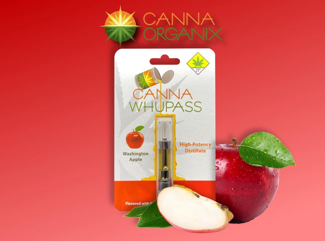 Photograph of product: Washington Apple Canna Whupass Flavored Cartridge | 1g