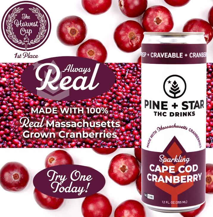 Photograph of product: Sparkling Cape Cod Cranberry | 5mg