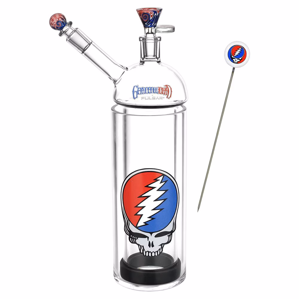Photograph of product: Grateful Dead x Pulsar Glass Gravity Water Pipe | 12.25" | 14mm F