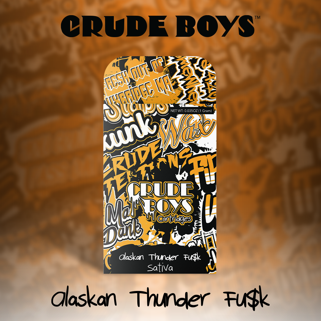 Photograph of product: Crude Boys | Alaskan Thunder Fu$k Vape | 1.0g