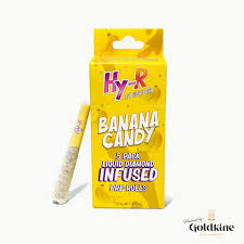 Photograph of product: Hy-R - Infused Pre-Rolls (5 Pack) - Banana Candy
