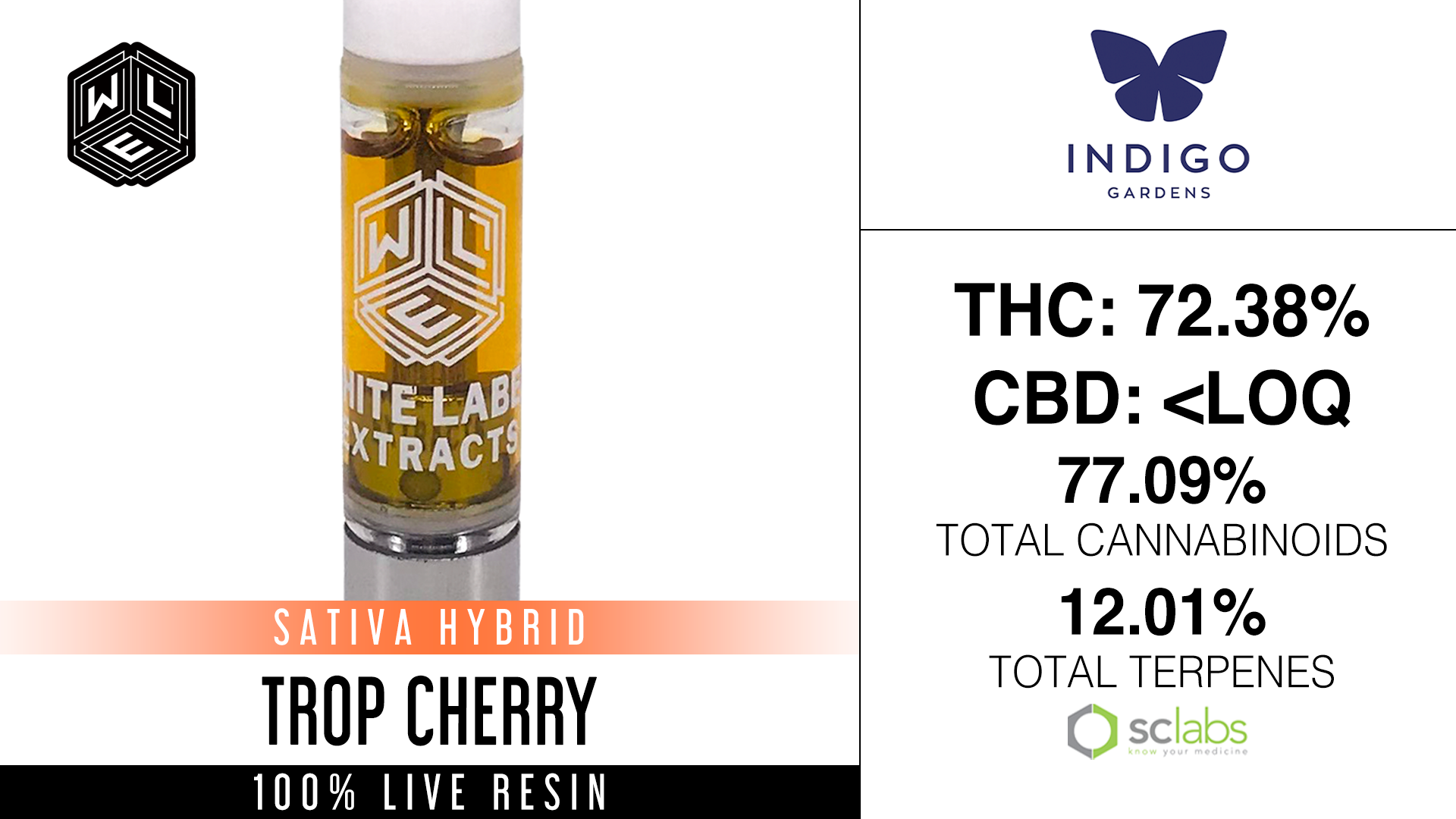 Photograph of product: Trop Cherry Live Resin Cartridge