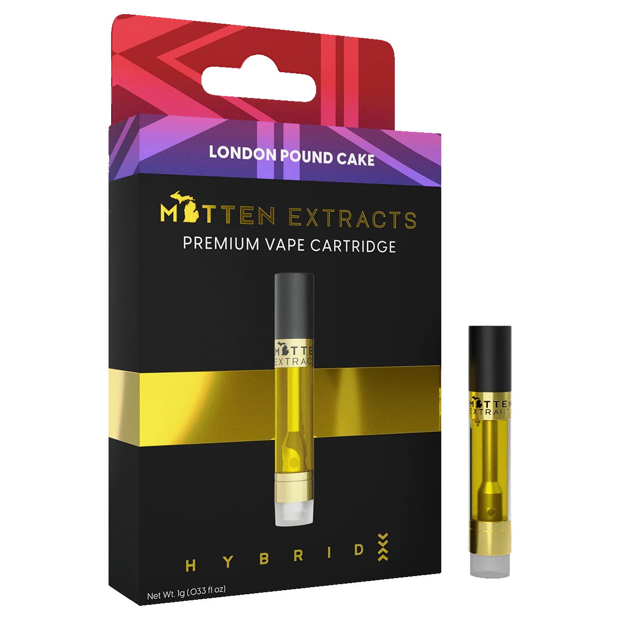 Photograph of product: Mitten Extracts London Pound Cake Cartridge Rec