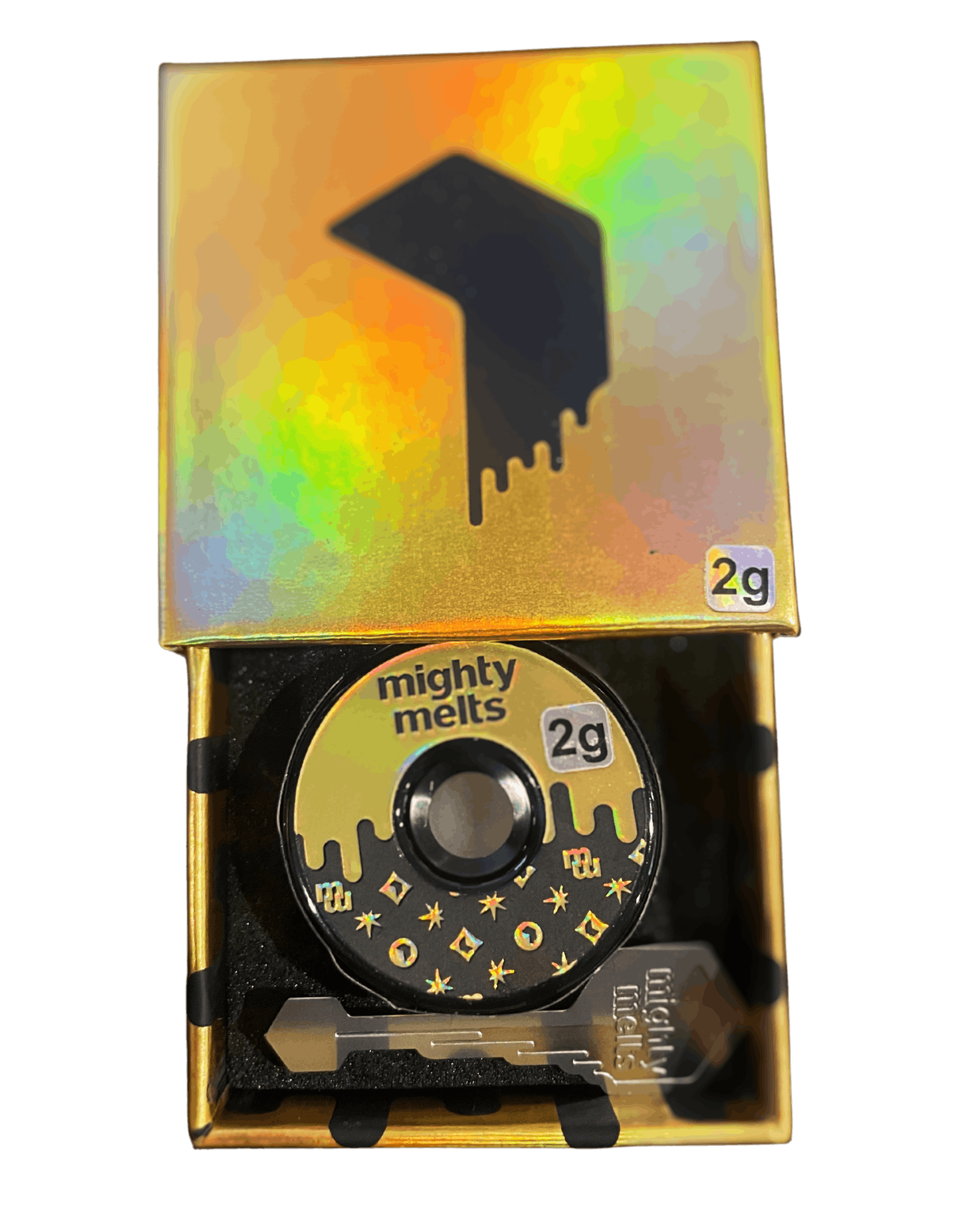 Photograph of product: Mighty Melts Black Maple Cold Cure Rosin 2g