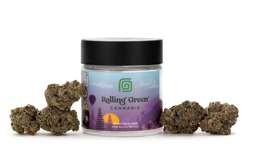 Photograph of product: Rolling Green | White Runtz - 3.5g