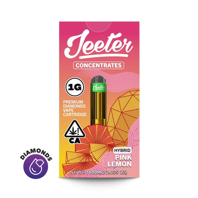 Photograph of product: Jeeter: Pink Lemon (H) Liquid Diamonds Cart - 1g - 