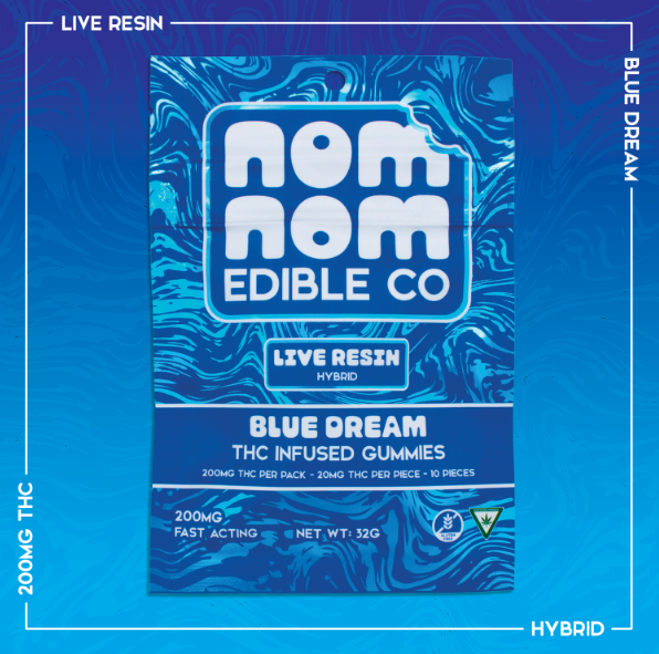 Photograph of Product: Blue Dream | Live Resin Infused | Nom Nom
