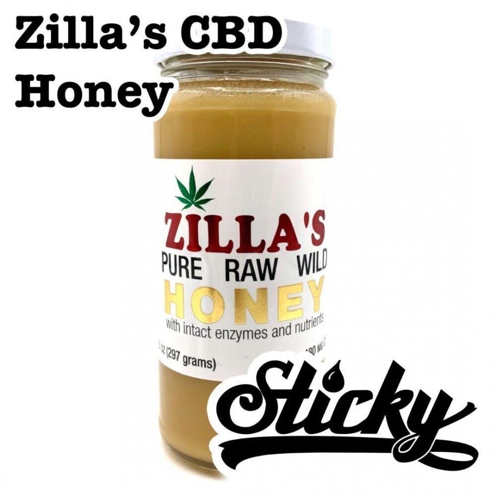Photograph of product: Zillas CBD Honey Strawberry 500mg