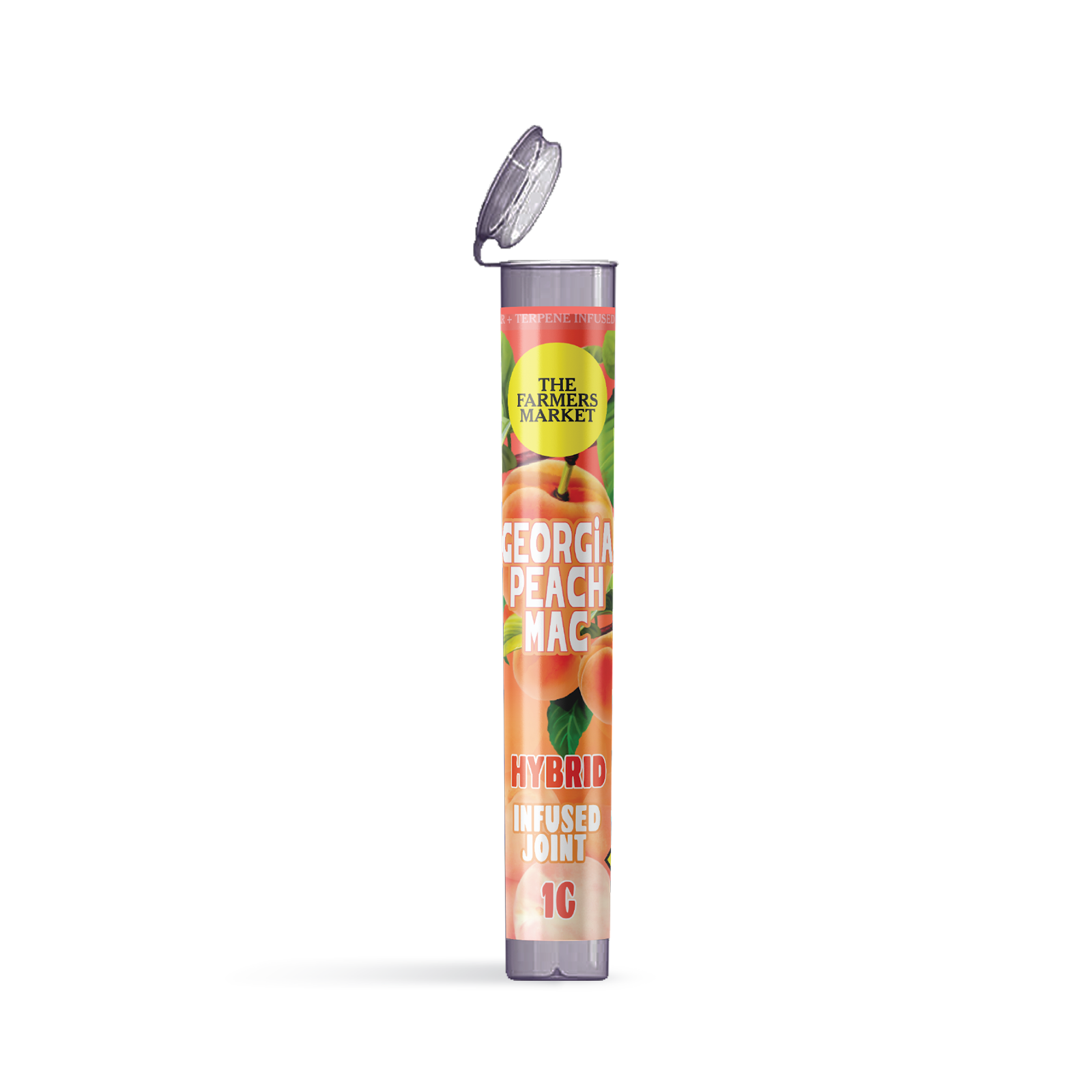 Photograph of product: Georgia Peach MAC Infused Pre-Roll | 1g