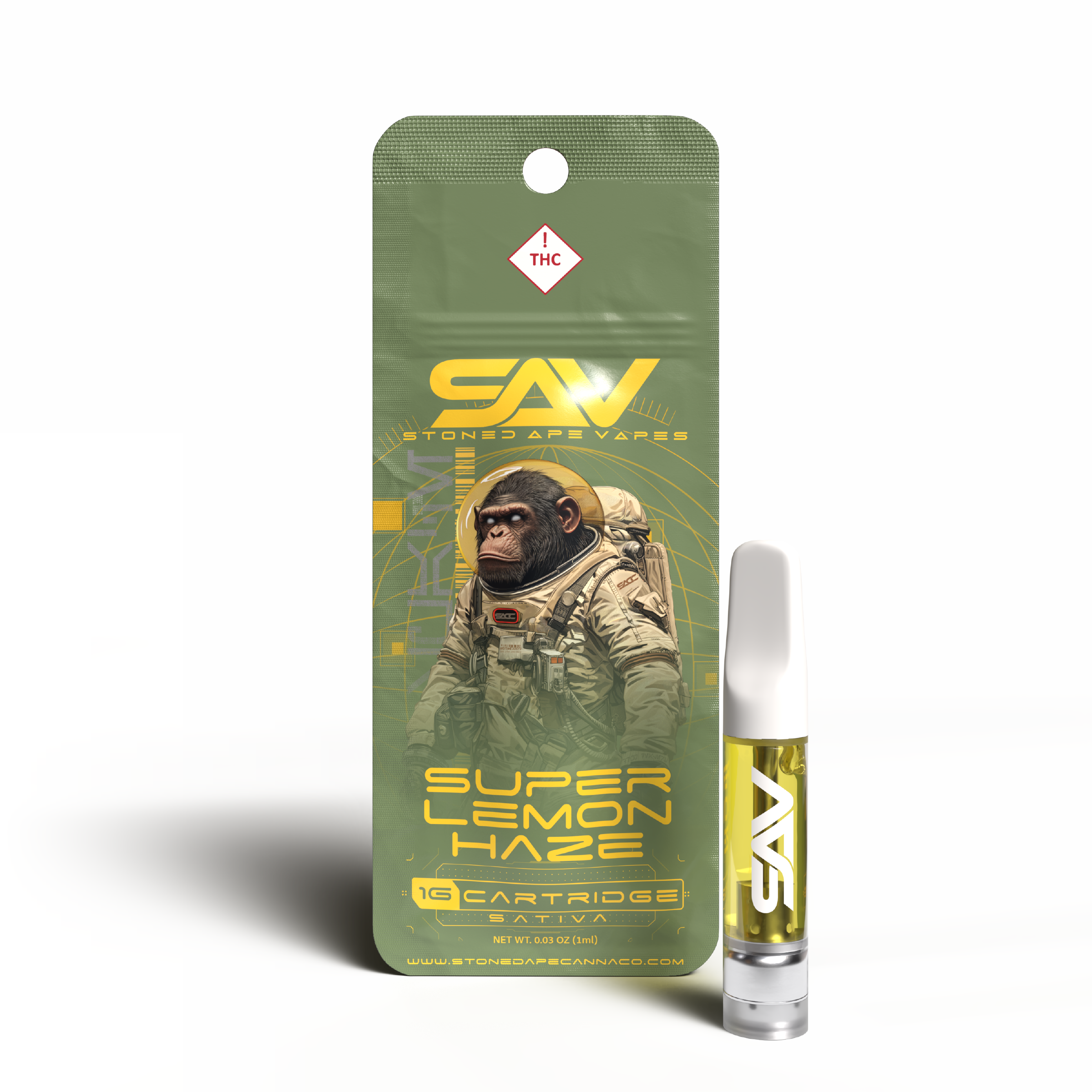 Photograph of product: S.A.V. Super Lemon Haze 510 Cart