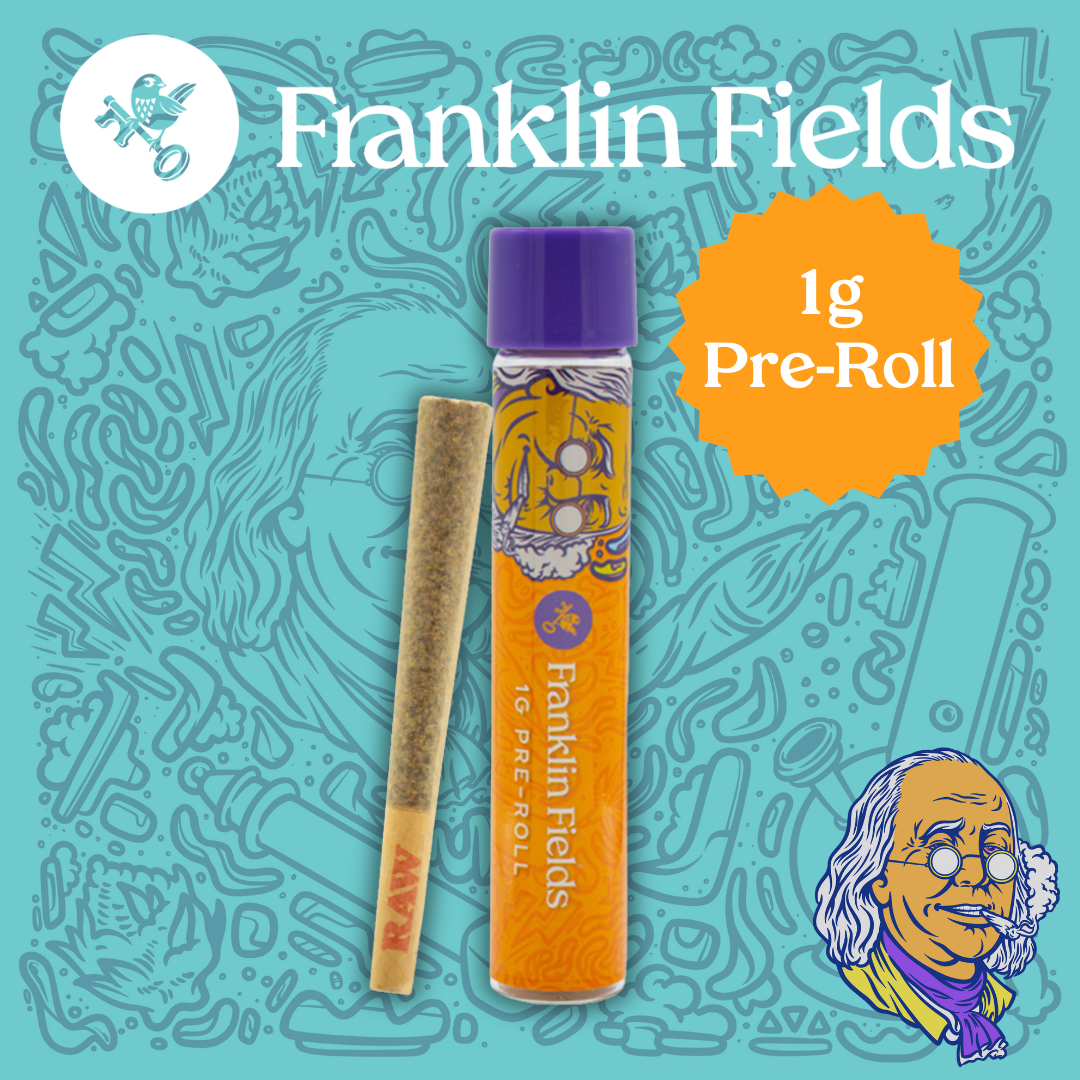 Photograph of product: Sour Apple 1g Pre-roll