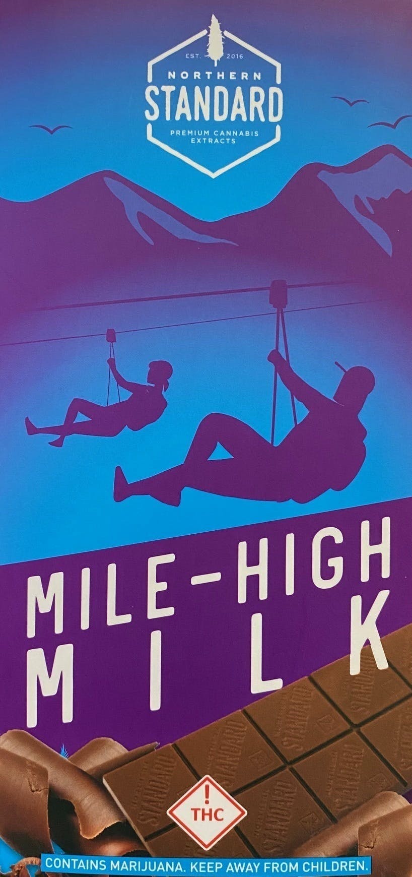 Photograph of product: MEDICAL CARD REQUIRED** Northern Standard Mile-High Milk Chocolate