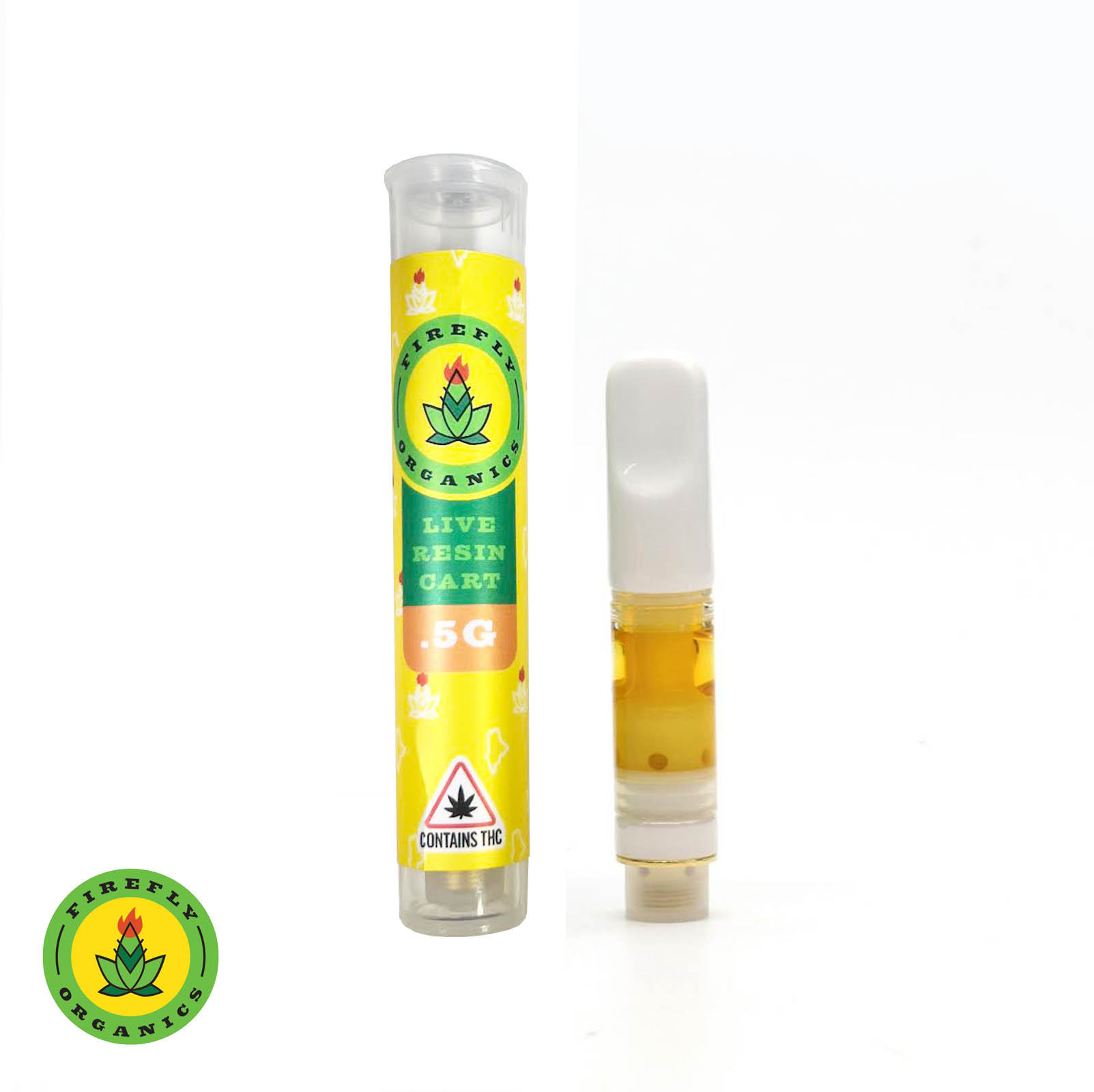 Photograph of product: Firefly Organics Live Resin Cartridge Dayglow 0.5 G