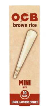 Photograph of product: OCB Brown Rice Cones - Mini 10pk