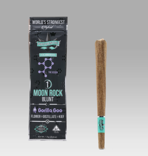 Photograph of product: Presidential - Gorilla Goo TH-oui Design Blunt 1.5g