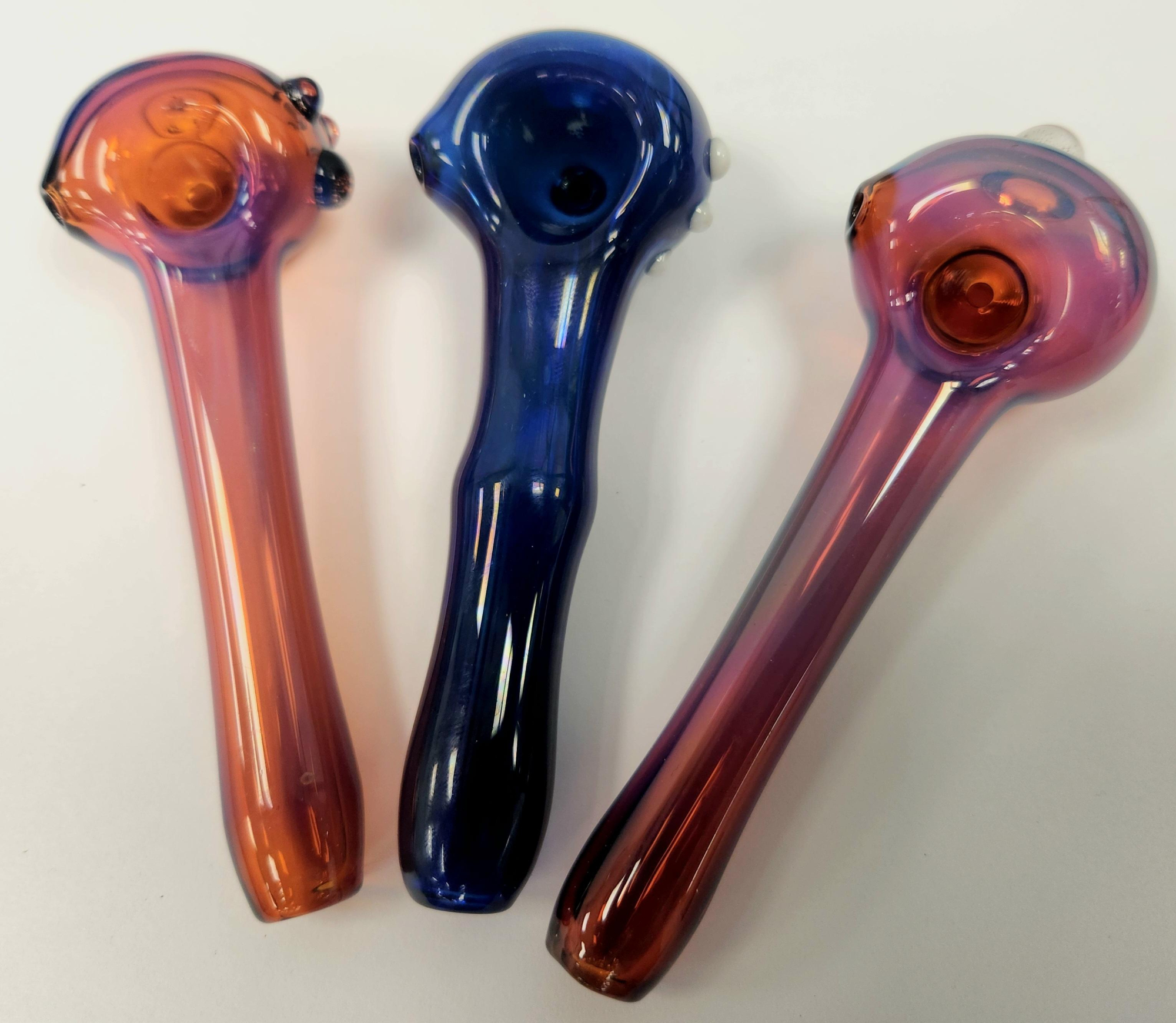 Photograph of product: Ottone Glassworks - Hand Blown Space-Tech Medium Spoon Pipe