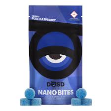 Photograph of product: DOSD Gummies Blue Raspberry 100mg