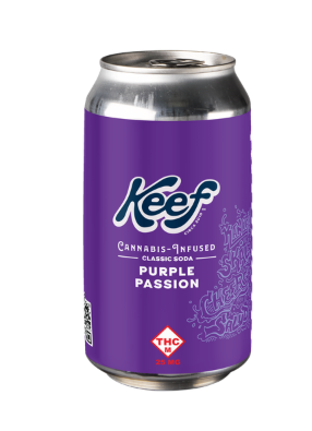 Photograph of product: Keef | Classic Soda | Purple Passion 25mg