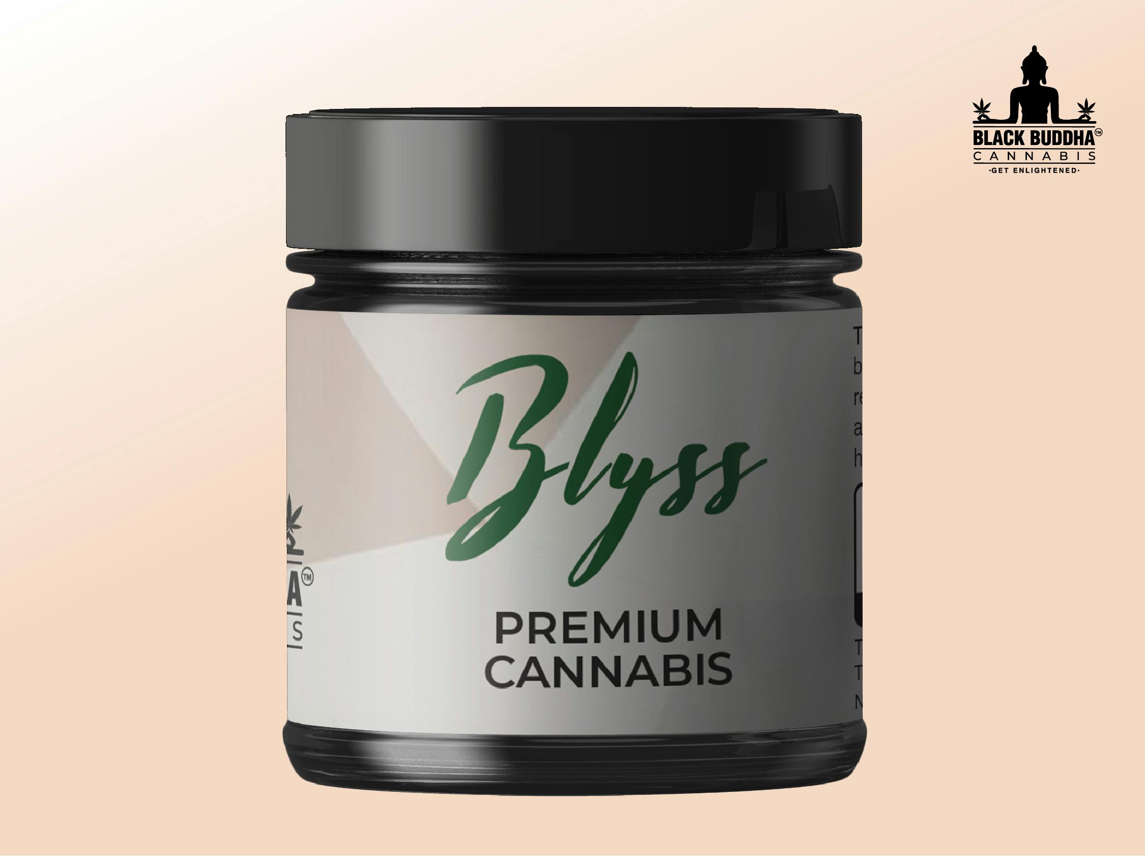 Photograph of product: Black Buddha Mint Cream Cake (H) Flower 3.5g