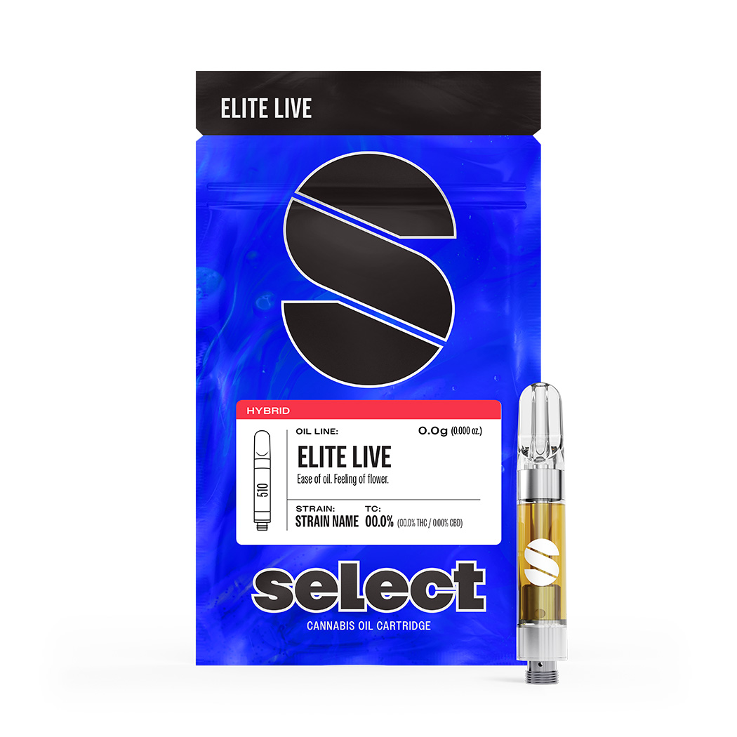 Photograph of product: Select - Elite Live Resin Cartridge - MAC (H)