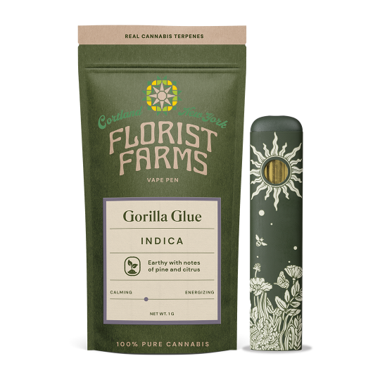 Photograph of product: Florist Farms | Gorilla Glue | AIO Vape Pen