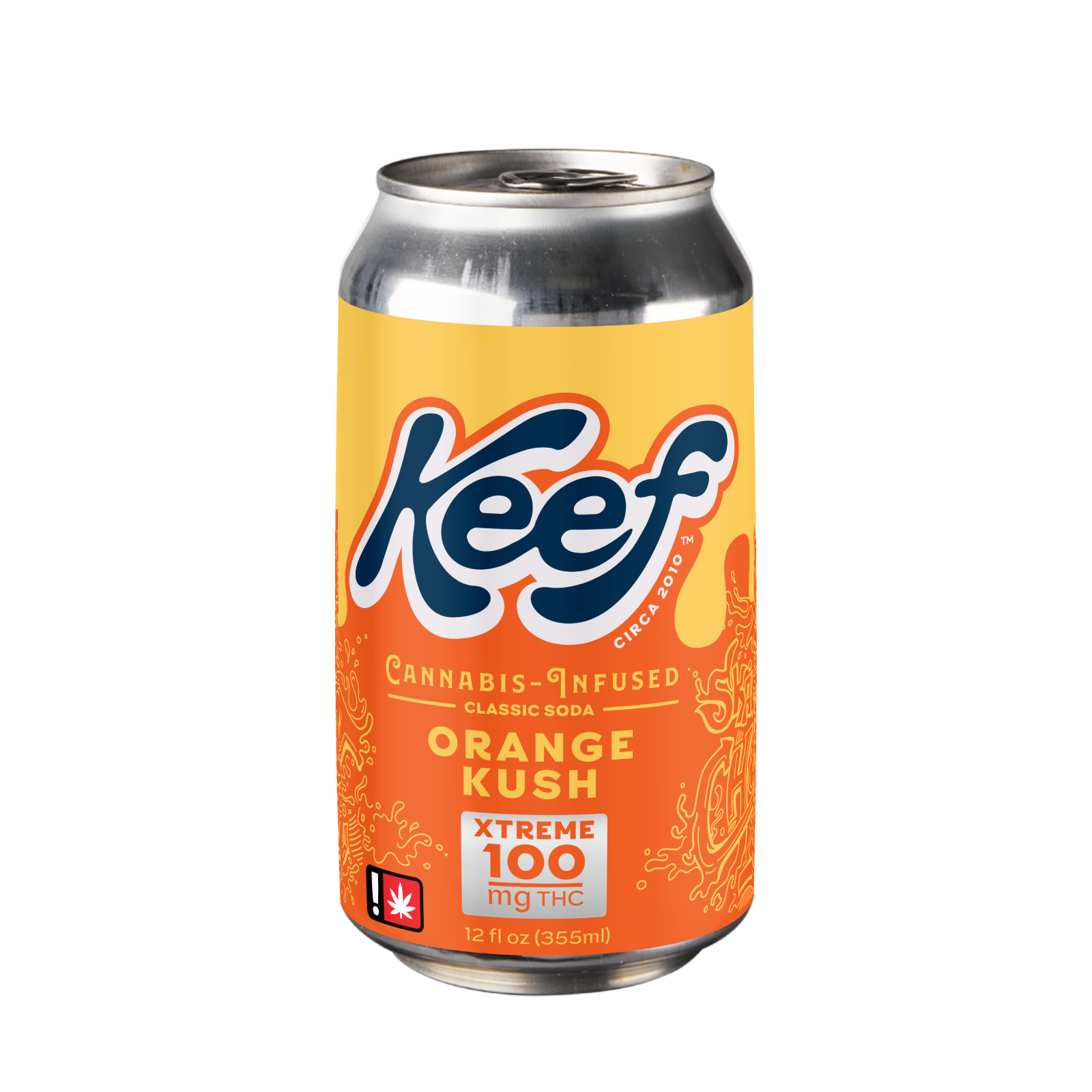 Photograph of Product: Orange Kush 100MG THC Soda