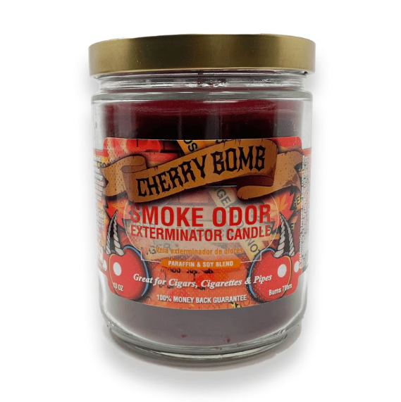Photograph of product: Smoke Odor Cherry Bomb Candle