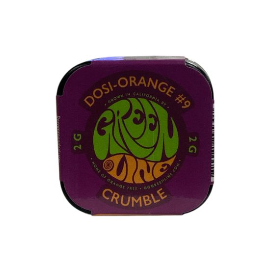 Photograph of product: Greenline - Dosi Orange #9 2g Crumble - 