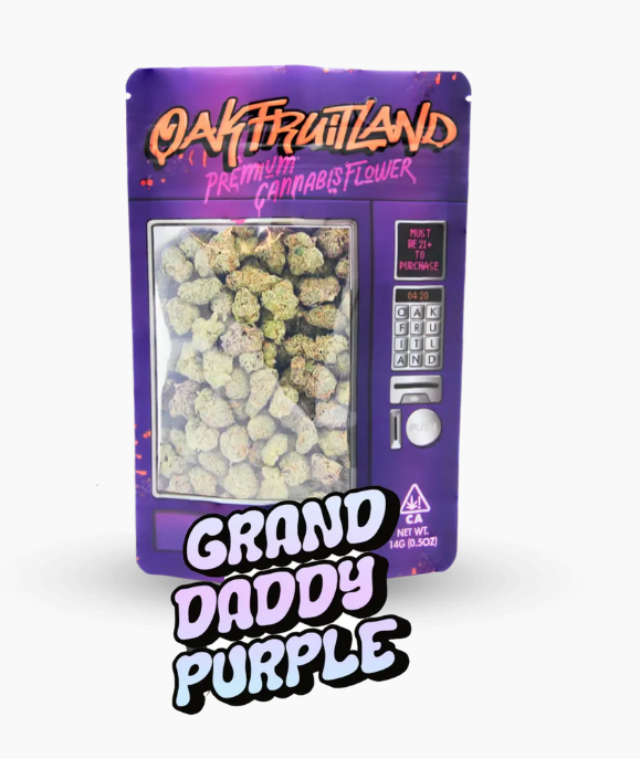 Photograph of product: Oakfruitland Smalls 14g Grand Daddy Purple
