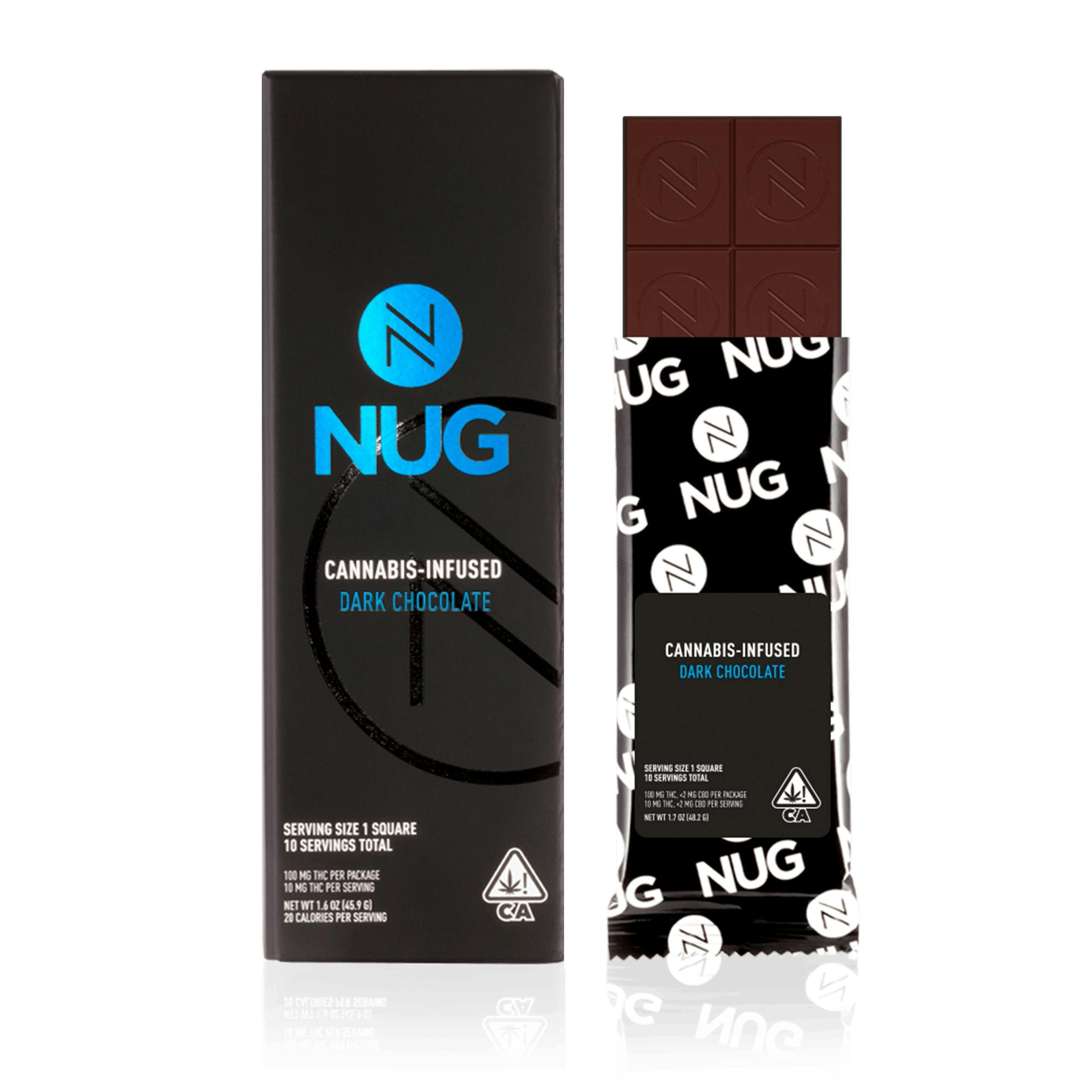 Photograph of product: NUG - Dark Chocolate - NUG - bar