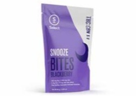 Photograph of product: Select - Snooze - Gummies - Blackberry - CBN - Gummies - 100mg - 20pcs